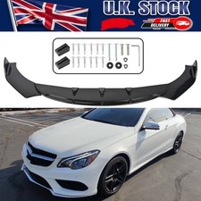 For Benz E-Class W211 A207 C207 Gloss Black Front Bumper Lip Spoiler Splitter #F
