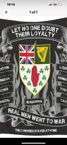 36th ulster volunteer flag - ulster,