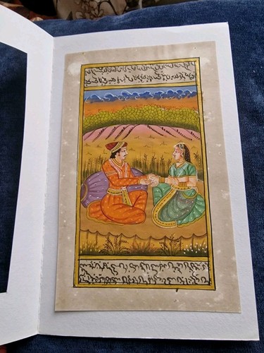 Vintage hand painted gouache - vintage,