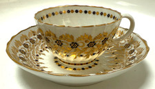 Antique 18th Century Worcester Flight & Barr Cup & Saucer