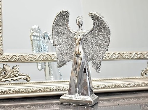 Lady angel with wing - with,