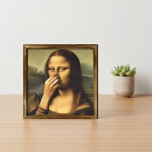 Mona lisa funny bathroom - mona,