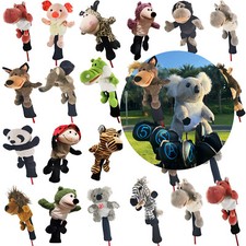 Novelty Golf Club Headcover Soft Animal Wood Driver Head Cover Sleeve Sets UK