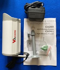 VOLTEK BLACK & WHITE WIRELESS EXTERNAL PROCAM CA260 with PIR and IR LEDs CCTV