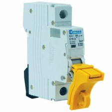 Europa MCB Lock  Pack of 3  Locks MCBs RCBOs  RCCBs Main Switch Lock Off MCB's 