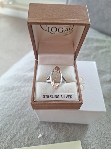 Clogau silver 9ct rose - silver, gold