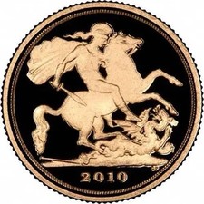 2010 Gold Half Sovereign