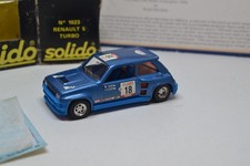 SOLIDO  RENAULT 5 TURBO RALLY CAR - 1/43 SCALE MODEL CAR - REF 1023