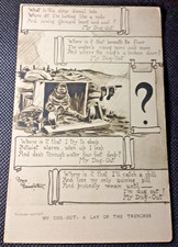 World War 1 (1914-18) Bystander Fragments from France Series  unwritten postcard