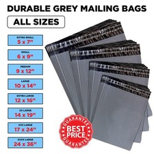 Postal Grey Mailing Bags Postage Poly Plastic Packaging Parcel Shipping Bags