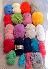 Job Lot Bag of Yarn Wool Balls Mixed Oddments for Knitting Crochet Crafts Colour