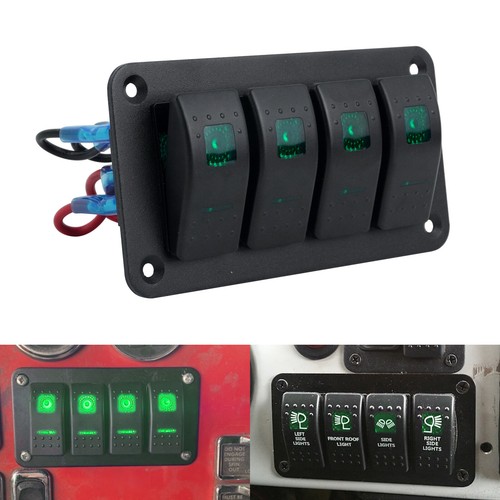 Gang rocker switch - 4,