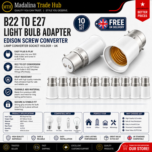 B22 e27 light bulb adapter - bulb,