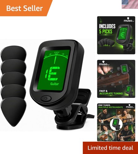 Clip guitar tuner with - guitar,