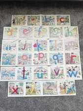 Retro 90s Letterland Alphabet