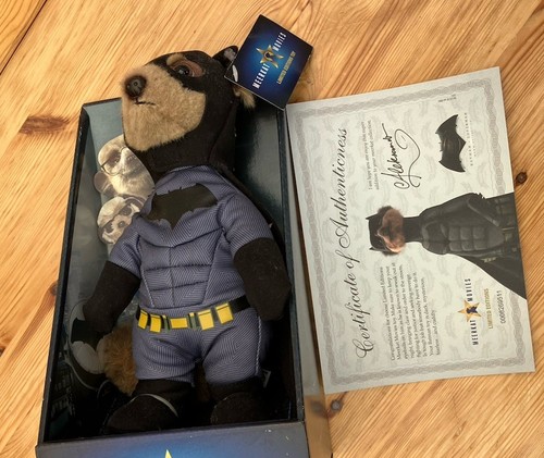 Meerkat soft toy batman - meerkat,