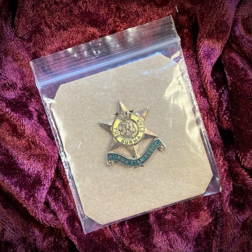 Burma star association lapel - burma,