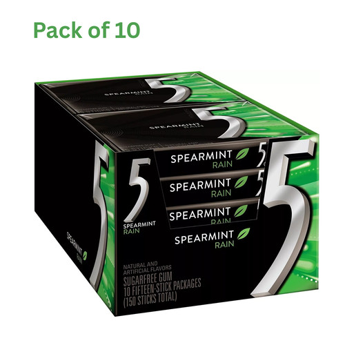 Wrigley gum spearmint - spearmint, rain