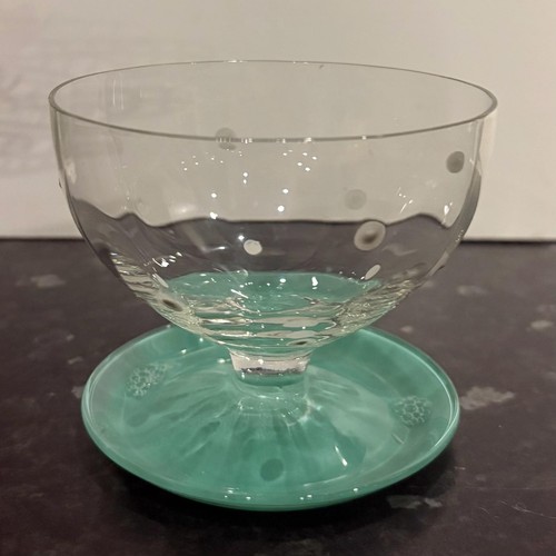 Vintage retro glass sundae - vintage,