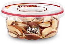 Tropgo Raw Brazil Nuts - Protein Rich Nuts Snack in a Resealable and Recyclable
