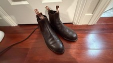 Craftsman RM Williams Brown Slip-On Chelsea Ankle Boots Men, Size US 8