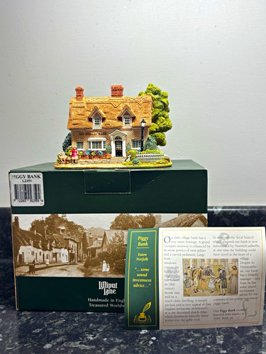 Lilliput lane piggy - lane, ‘piggy
