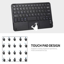 Slim Mini BT Wireless Keyboard with Touchpad Mouse For Android IOS PC Tablet