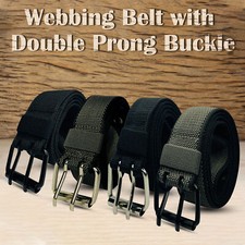 Mens Webbing Belts Double
