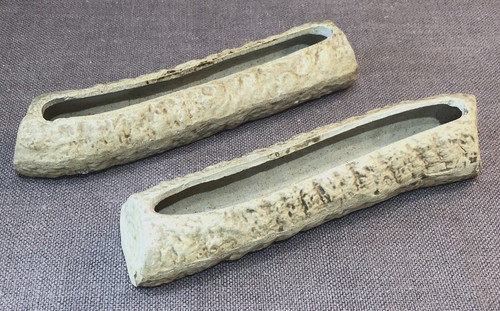 Vintage pottery log - vases, set