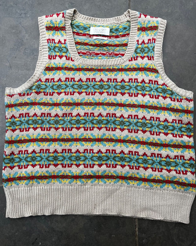 Toast knitted vest medium - knitted,