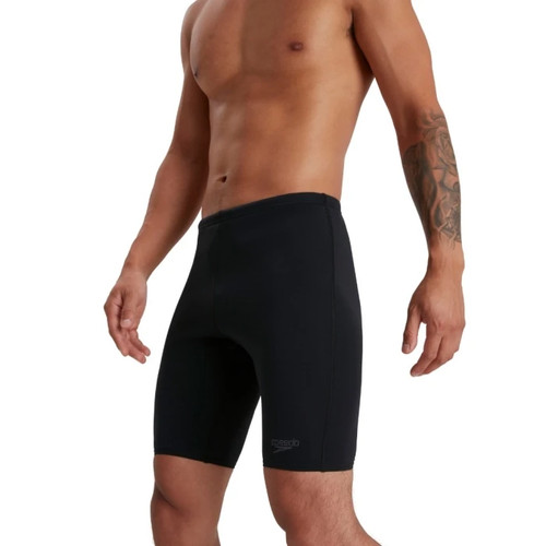 Speedo men black - black, short