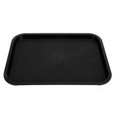 Black Fast Food Tray PP