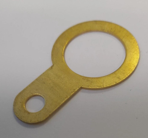 M20 brass earth tag - earth,