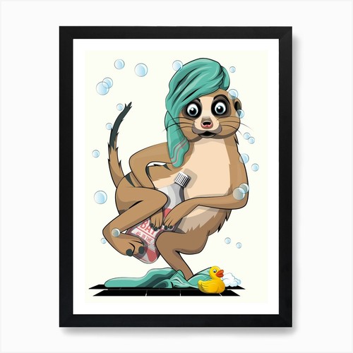 Naked meerkat the - meerkat,
