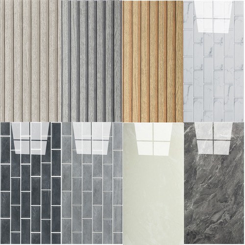 10x self adhesive marble wood - 10x,