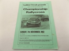 1982 LYDDEN HILL PROGRAMME