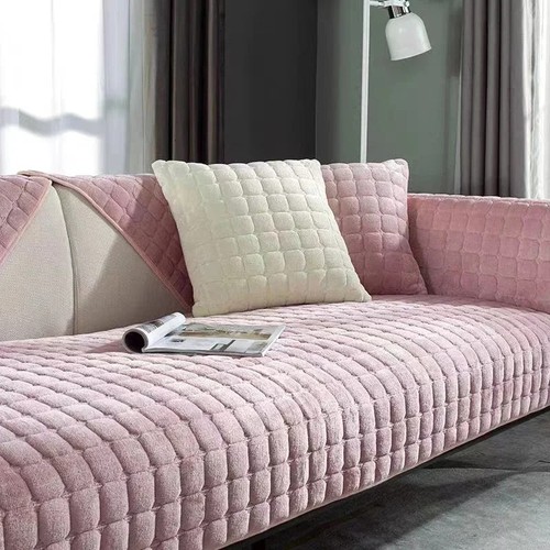 Sofa seat cover flannel couch - sofa,