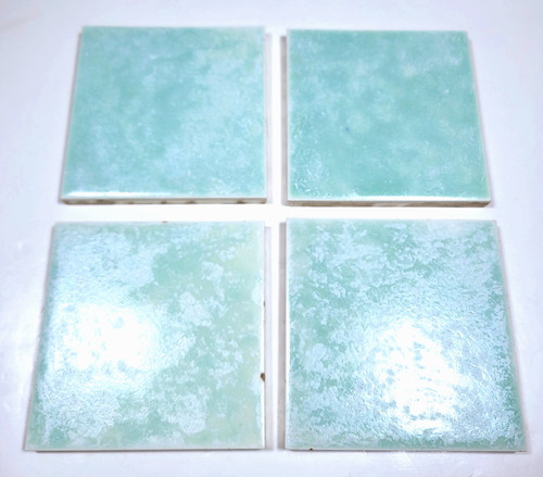 Four vintage english tile - 4",