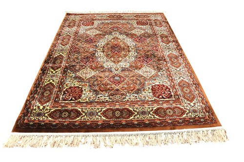 Gold beige silky oriental - gold,