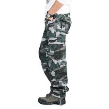 UK Mens Cargo Trousers 100%