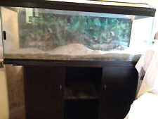 Aquarium used 4ft x 18'' x 15'', cabinet, all equipment, gravel, sand, rocks