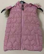 Gilet Pink Hearts Aged 4 Years