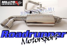 Milltek Audi TT MK2 Exhaust 2.0 TFSI 2wd Cat Back System Twin 90mm JET SSXAU145