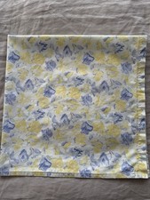 Laura Ashley Sweet Pea Fabric Remnant Piece Crafting Project 79x79cm yellow/blue