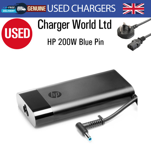 Genuine laptop charger blue - genuine, hp