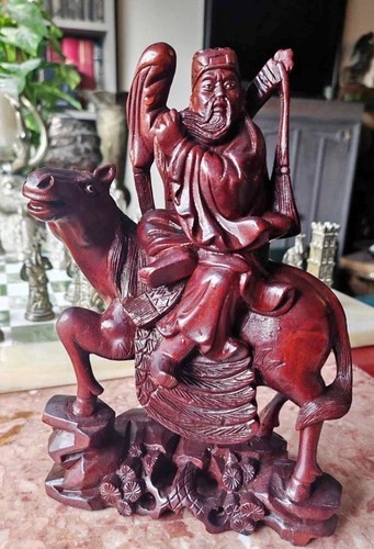 Hand carved rosewood sculpture - rosewood,