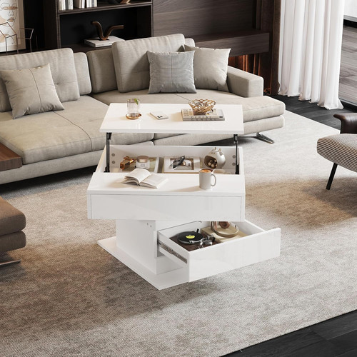 360 rotating coffee table - rotating,