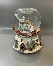 Vintage PartyLite Olde World Village Tealight Globe P7923 Original Box Working