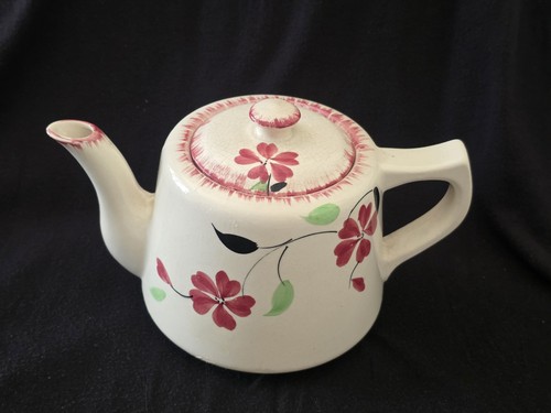 Vintage white and pink floral - and,