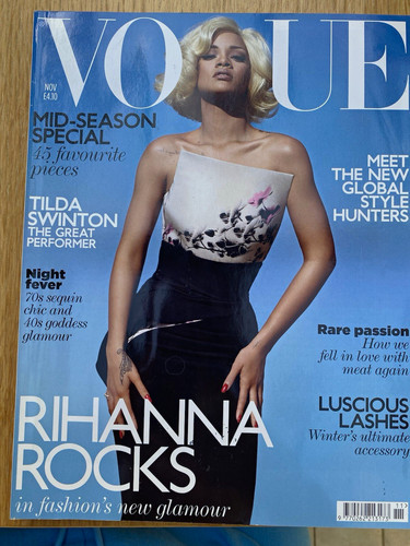 Vogue november 2011 rihanna - -,